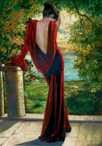Lady in Red by Barbara Carrera